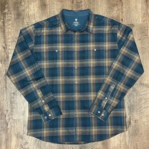 KÜHL Fugitive Flannel Long-sleeve Shirt Men's Size XL
